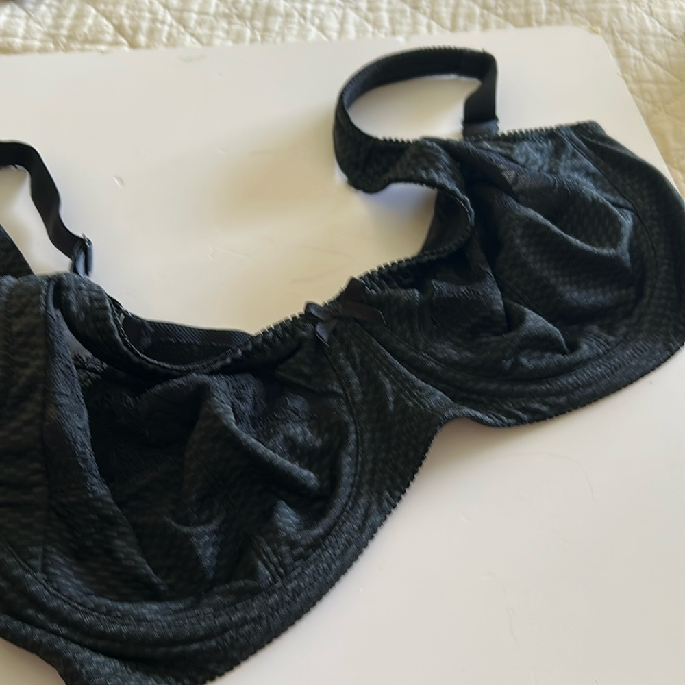 Breezies 38D Black Bra.  Style#A230909  EXCELLENT CONDITION